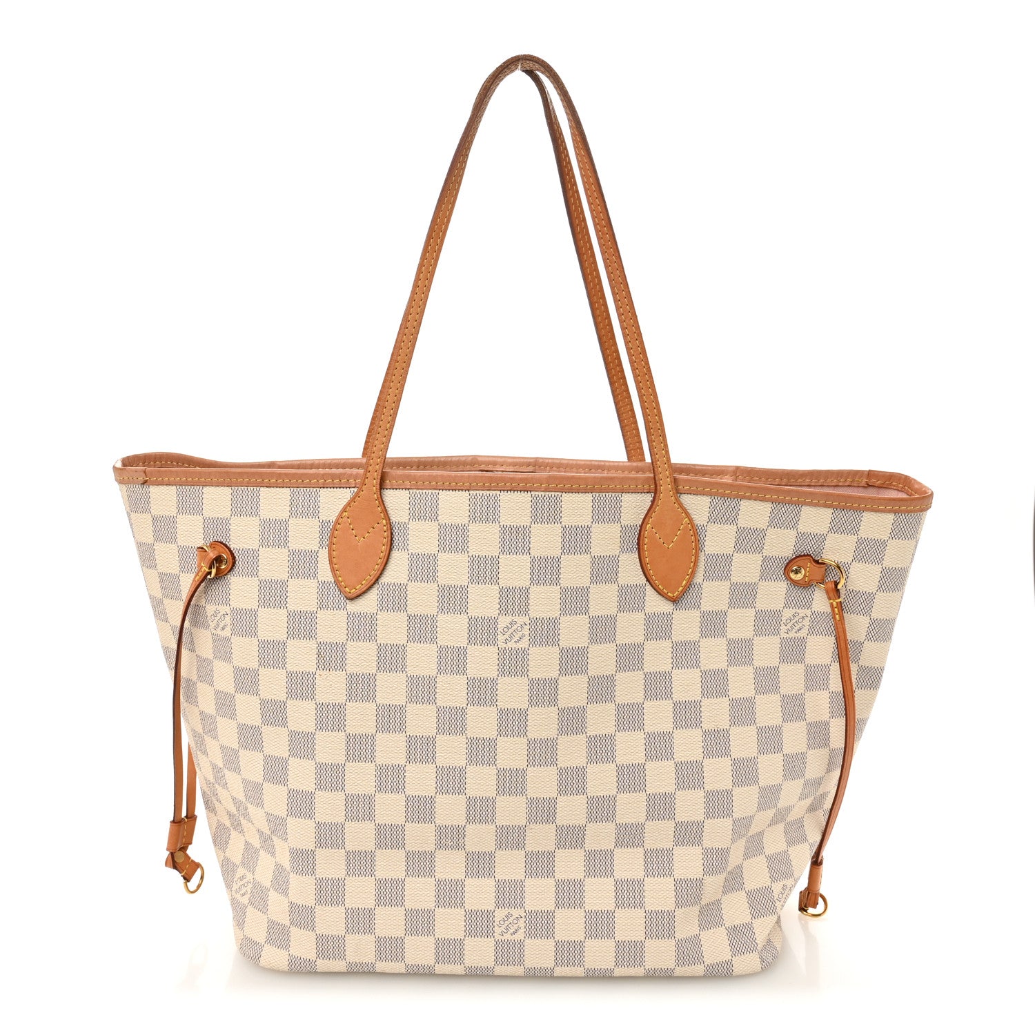 Louis Vuitton Damier Azur Neo Neverfull MM Rose Ballerine 1 of 15