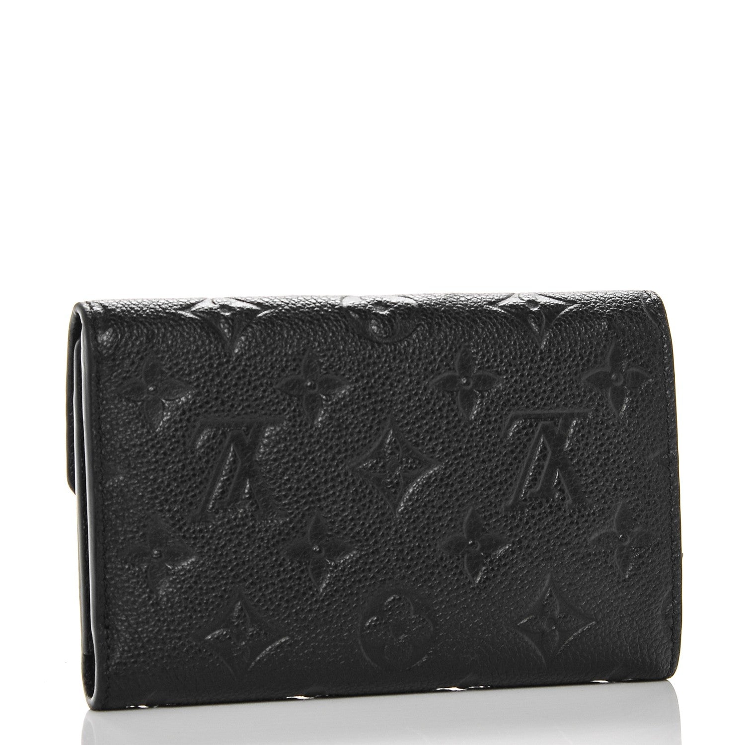 Louis Vuitton Empreinte Compact Curieuse Wallet Black 3 of 6