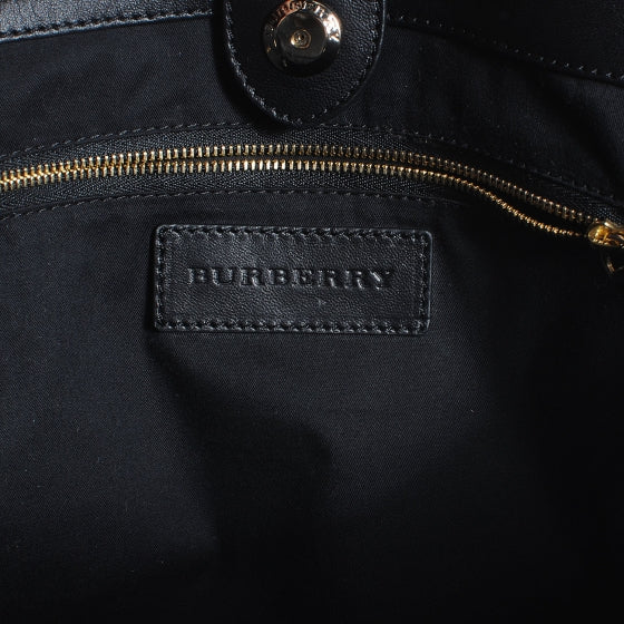 Lambskin Small Canterbury Tote Black