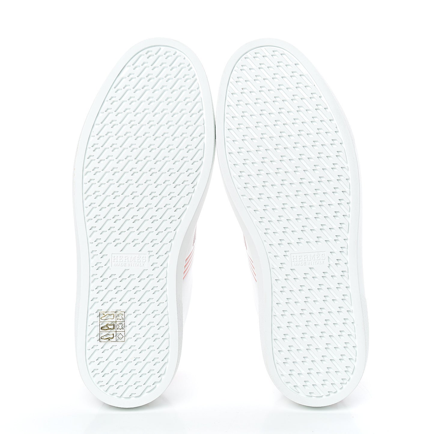 Calfskin Womens Advantage Sneakers 37 White Orange