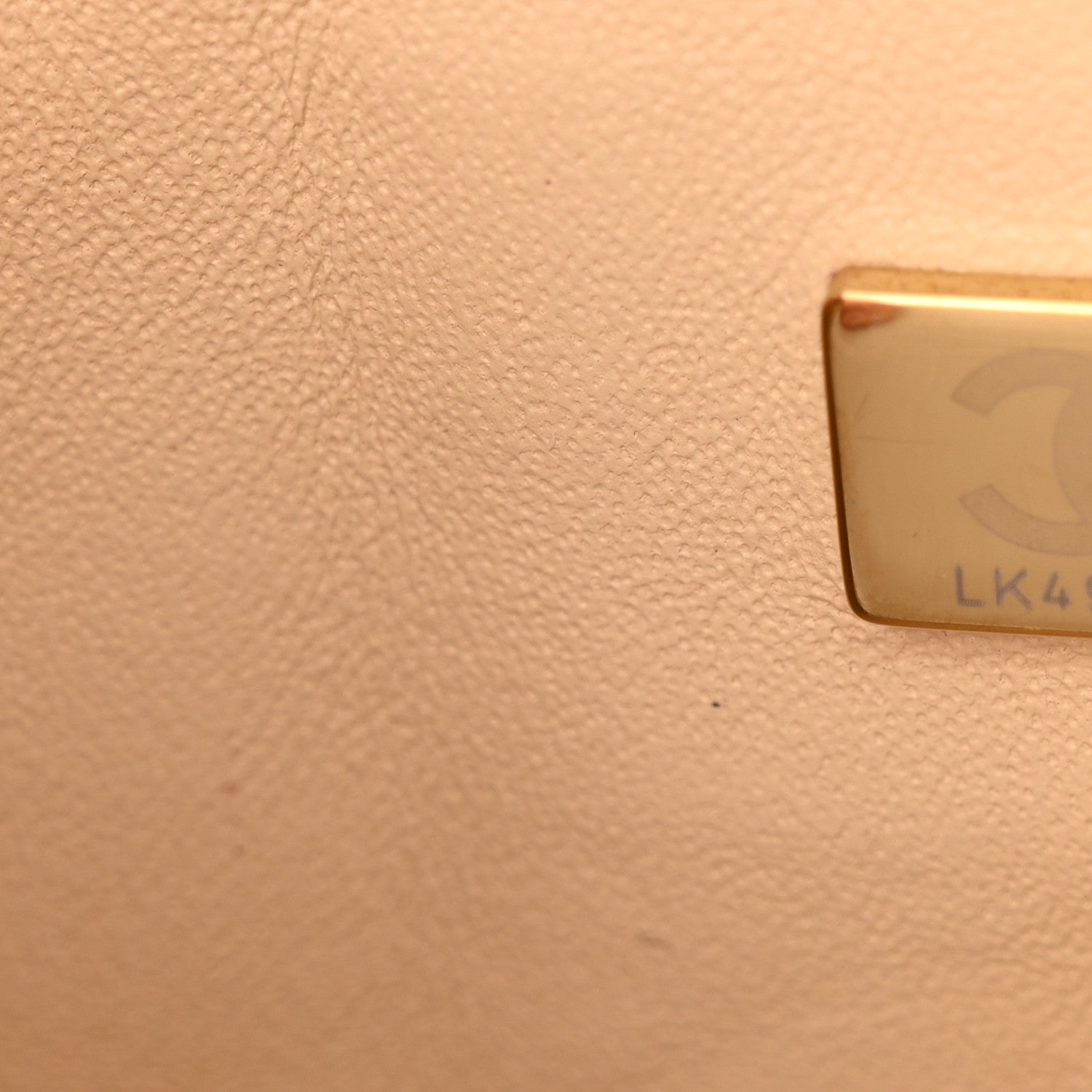 Chanel Lambskin Quilted Mini Rectangular Flap Beige Black 7 of 18