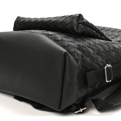 Bottega Veneta Calfskin Intrecciato Hydrology Backpack Black 9 of 9