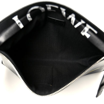 Loewe Calfskin Sol Negro T Pouch Bag Black 5 of 9