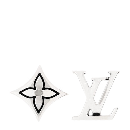 Louis Vuitton Sterling Silver Mens Sailor Stud Earrings 1 of 5