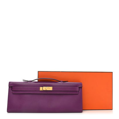 Hermes Swift Kelly Cut Clutch Pochette Anemone 12 of 12