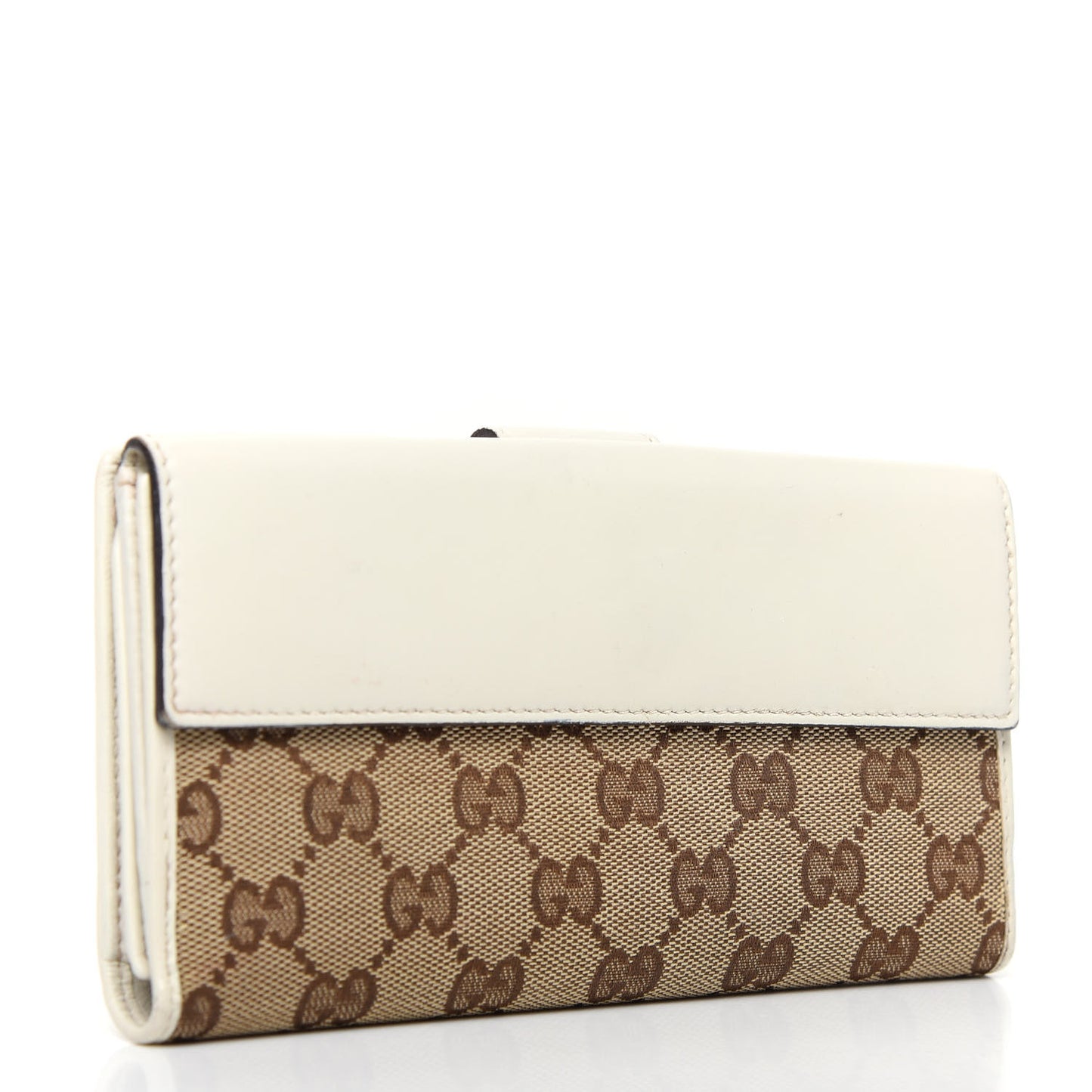 Monogram Heart Continental Wallet Off White