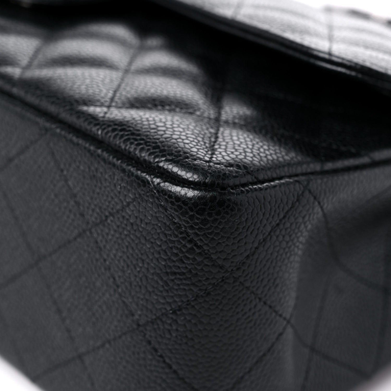 Chanel Caviar Quilted Jumbo Double Flap Black 9 of 15