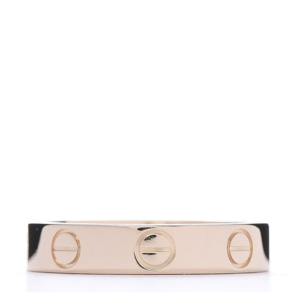 Cartier 18K Pink Gold 3.5mm LOVE Wedding Band Ring 49 4.75 3 of 5