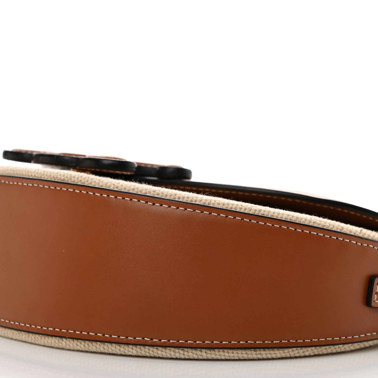 Celine Textile Calfskin Triomphe Besace Natural Tan 11 of 11