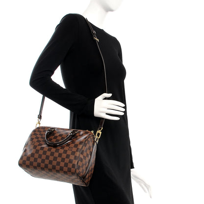 Louis Vuitton Damier Ebene Speedy Bandouliere 25 2 of 9