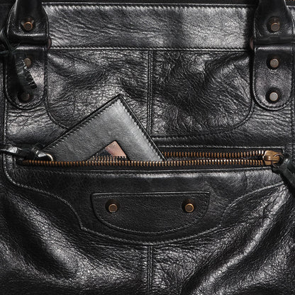 Balenciaga Agneau Classic Hardware Work Black 10 of 12