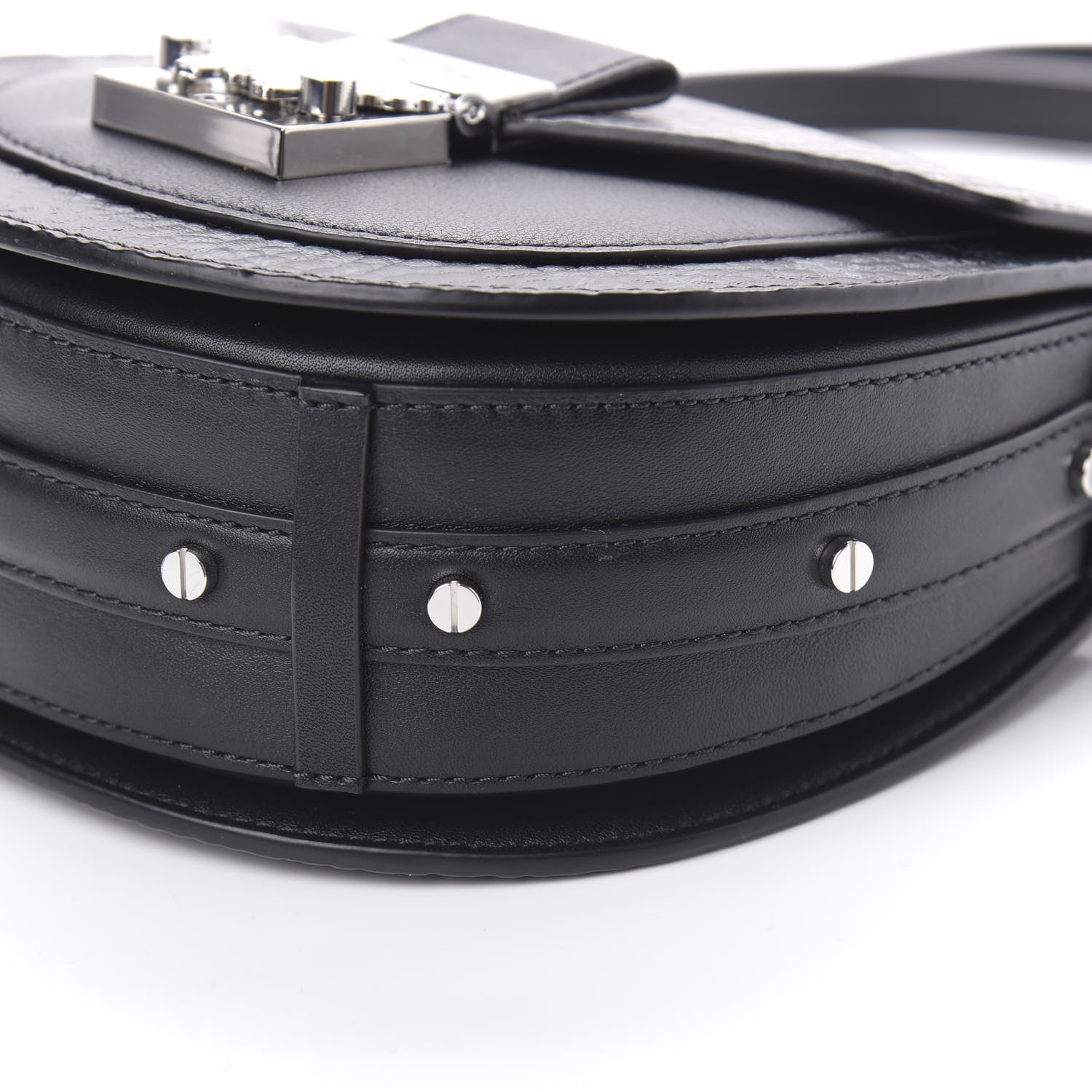 MCM Visetos Mini Patricia Crossbody Bag Black 9 of 10