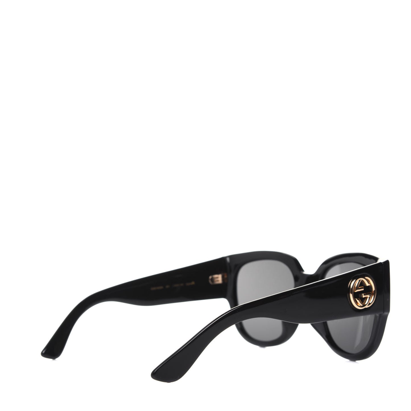 Acetate Square Frame Sunglasses GG0142SA Black