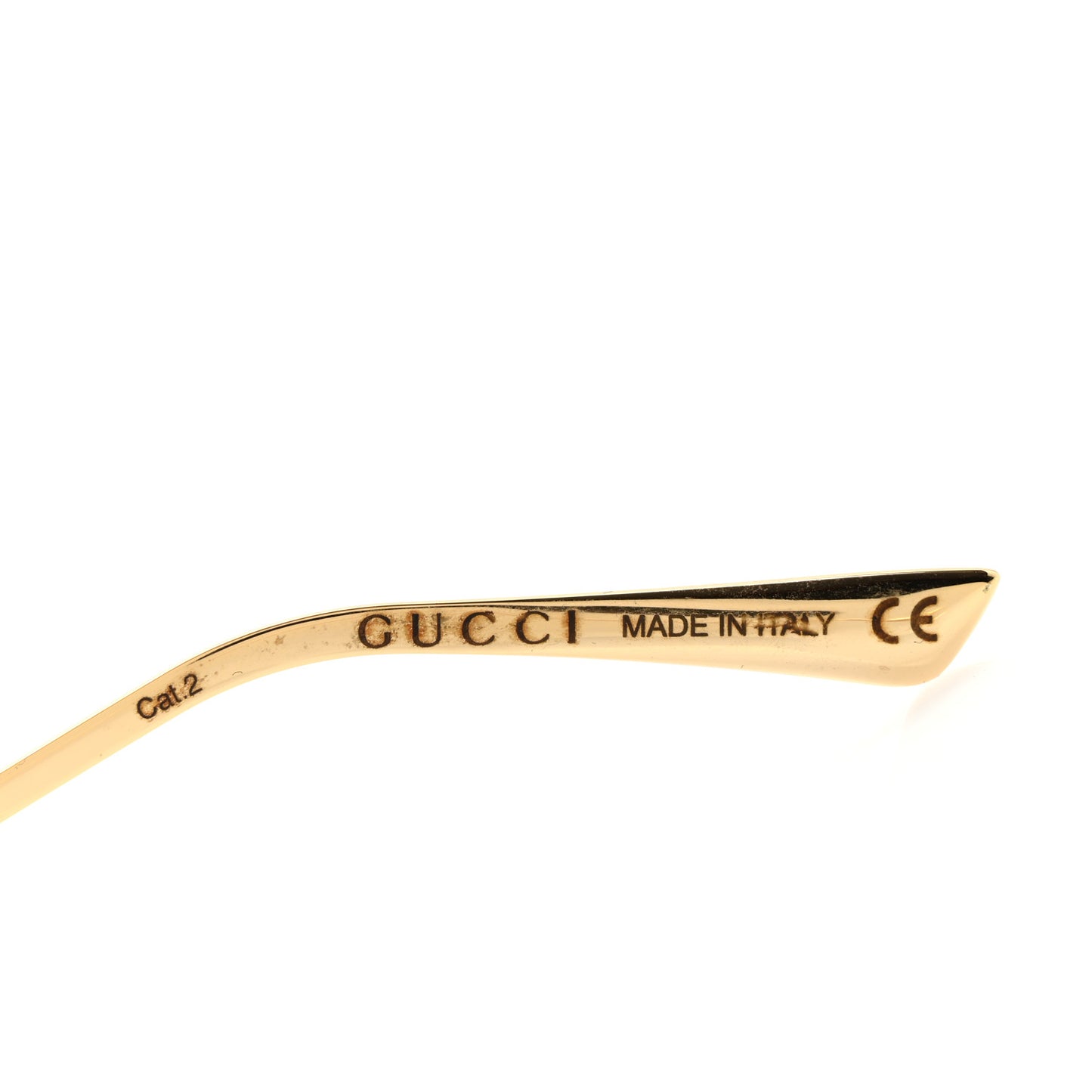 Acetate Square Frame Wing Sunglasses GG0535S Havana