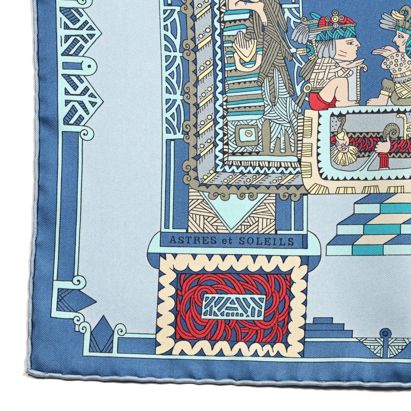 Silk Astres et Soleils Scarf 90