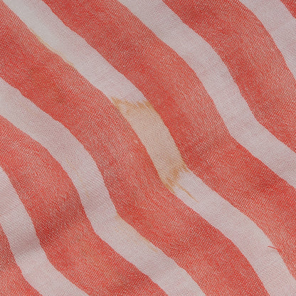 Louis Vuitton Silk Wool Rayures Shawl Red 5 of 6
