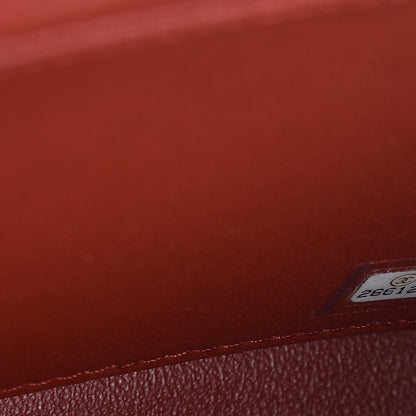 Chanel Caviar Quilted Medium Business Affinity Flap Dark Red 7 of 9