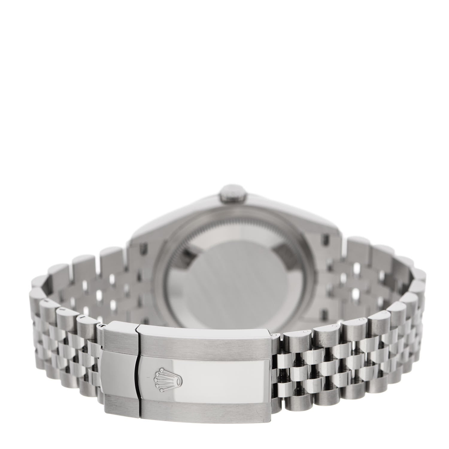 Rolex Stainless Steel 18K White Gold Diamond 36mm Oyster Perpetual Datejust Watch Black 126234 3 of 5