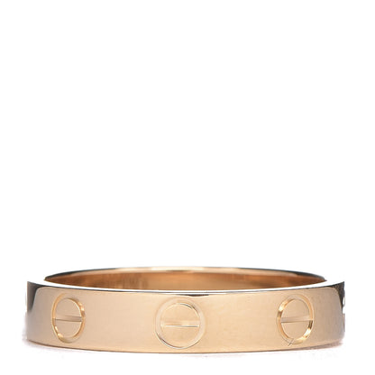 Cartier 18K Yellow Gold 3.5mm LOVE Wedding Band Ring 52 6 3 of 5