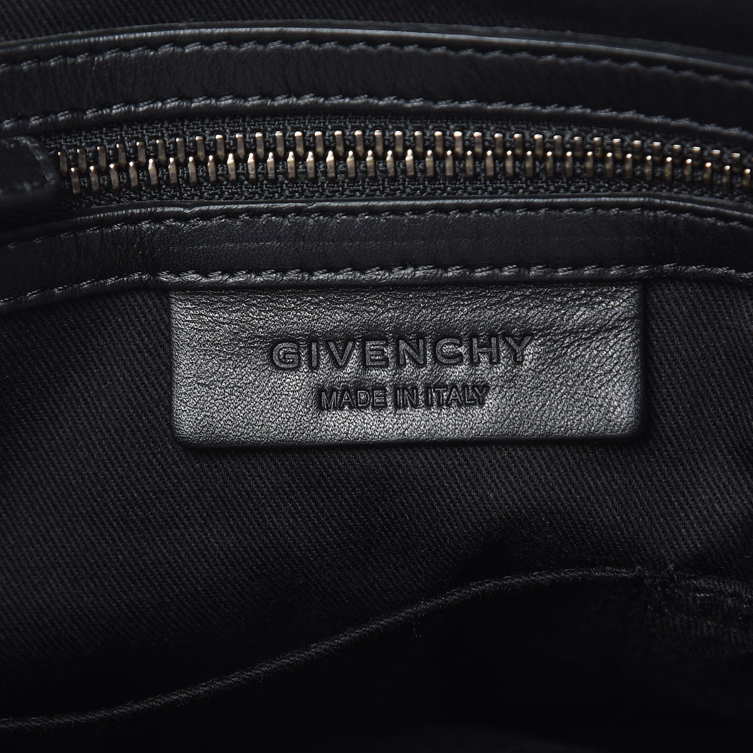Givenchy Nubuck Crocodile Embossed Medium Pandora Grey 6 of 11