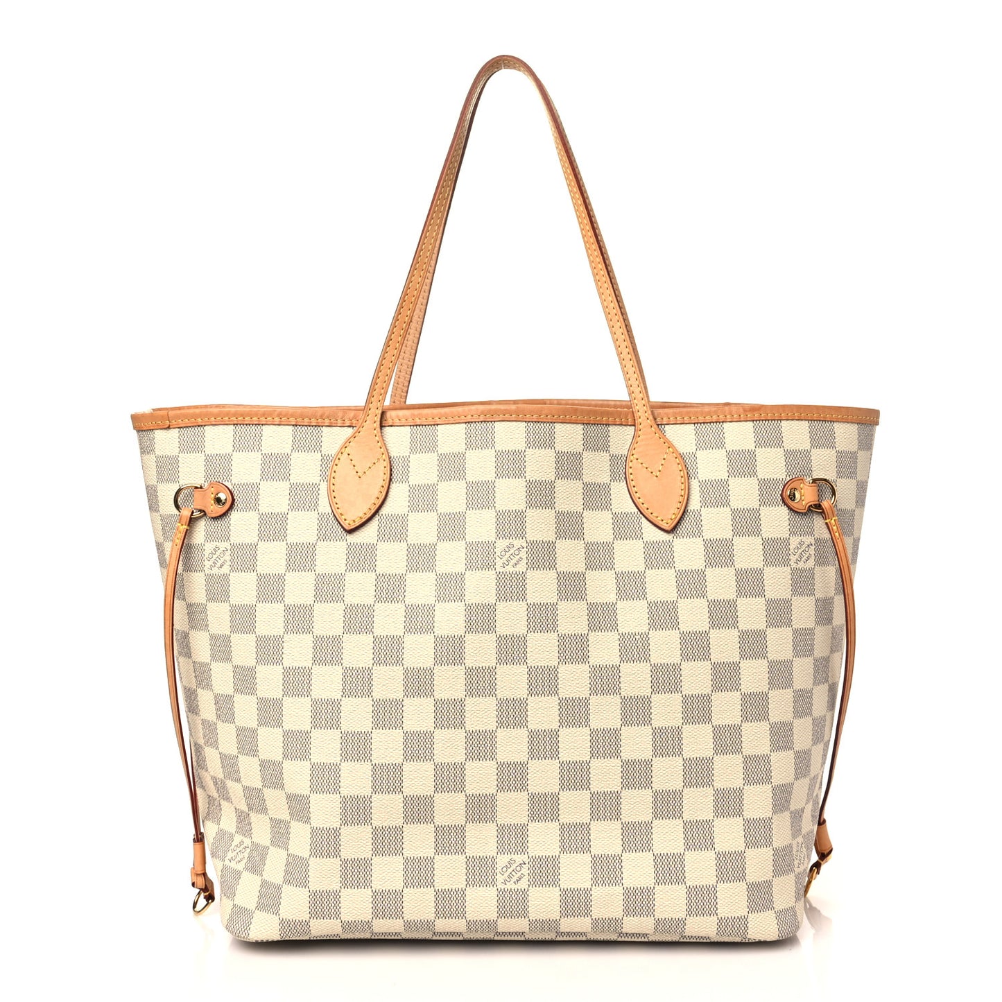 Damier Azur Neo Neverfull MM Rose Ballerine