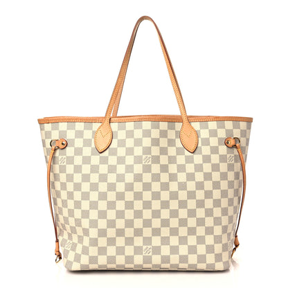 Louis Vuitton Damier Azur Neo Neverfull MM Rose Ballerine 3 of 13