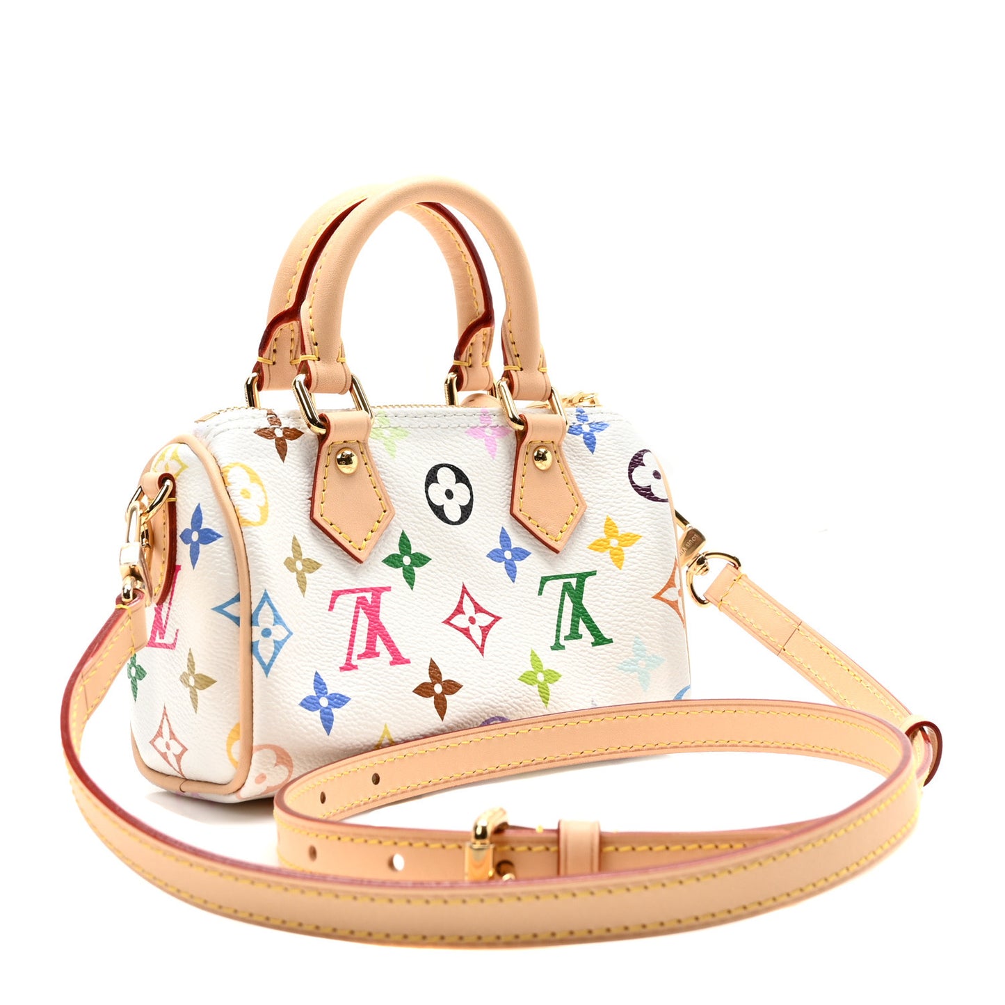 LV X TM Monogram Multicolor Nano Speedy White
