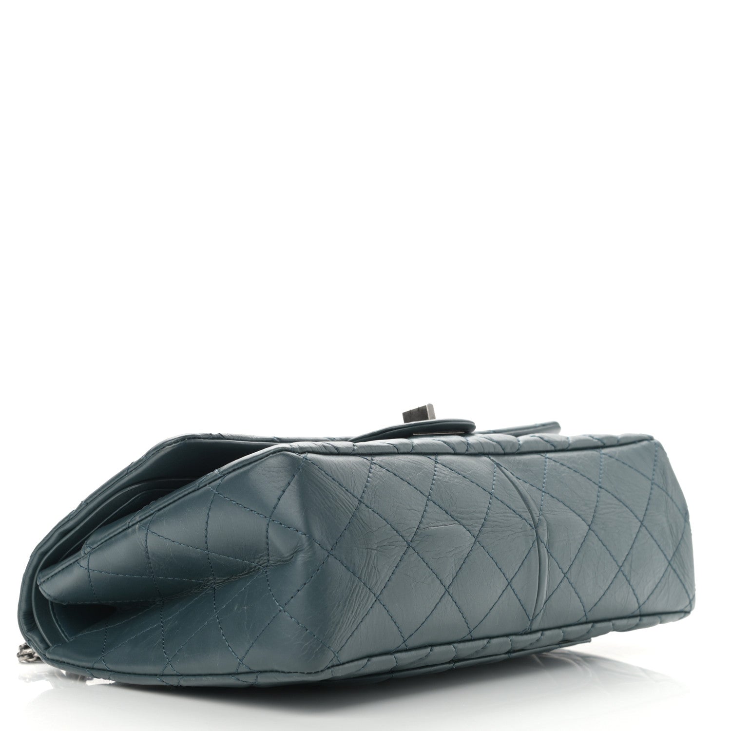 Chanel Aged Calfskin Quilted 2.55 Reissue 227 Green 4 of 16