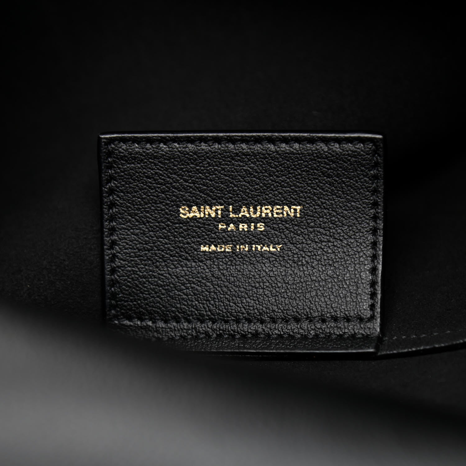 Saint Laurent Calfskin North-South Shopping Tote Black 7 of 12