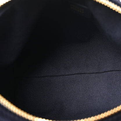 Miu Miu Velvet Pouch Bag Navy Amaranto 5 of 9