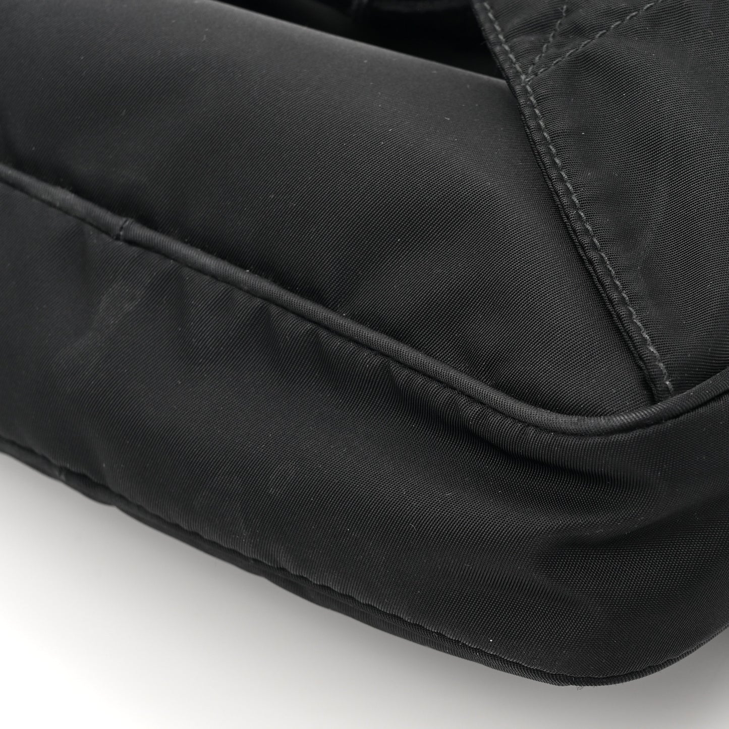 Tessuto Nylon Saffiano Belt Bag Black