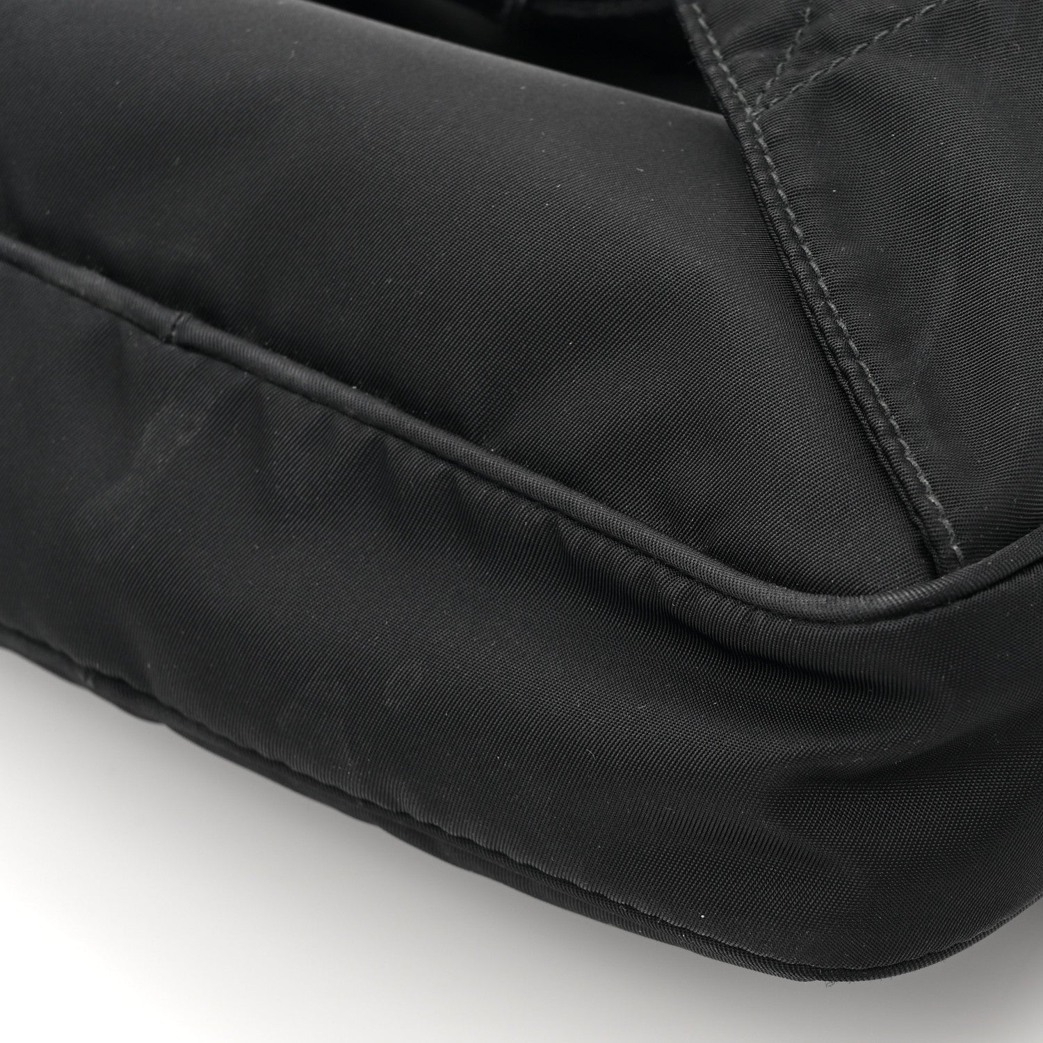 Prada Tessuto Nylon Saffiano Belt Bag Black 11 of 12