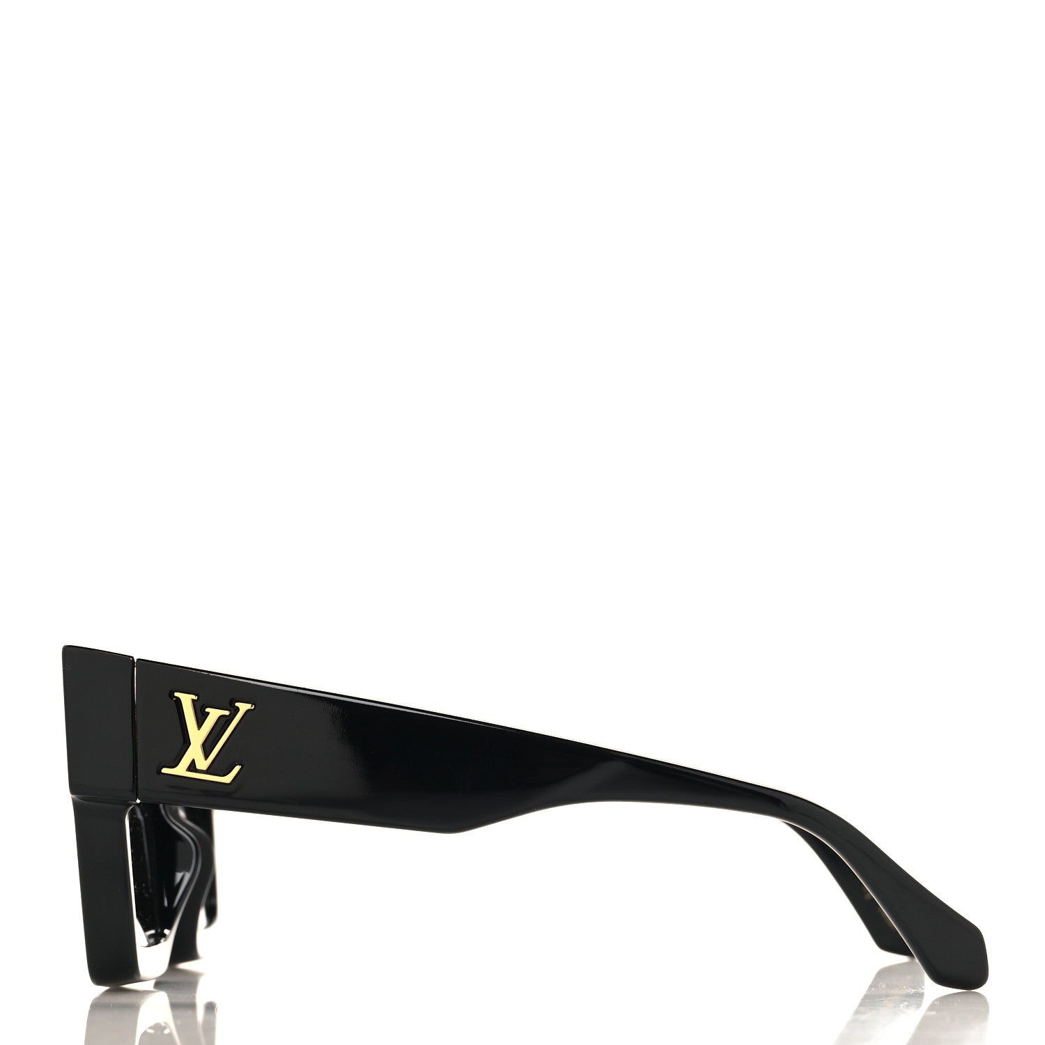 Louis Vuitton Acetate Swarovski Crystal Cyclone Sunglasses Z1578W Black 3 of 6