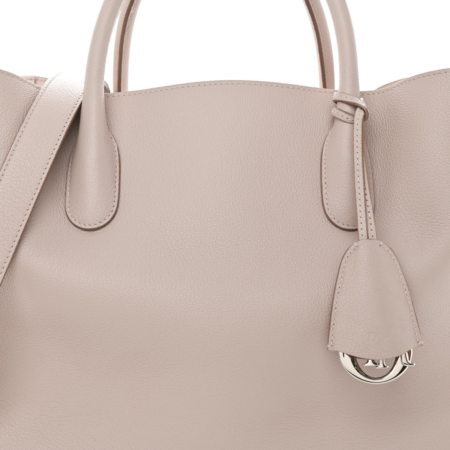 Christian Dior Supple Grained Calfskin Large Open Bar Tote Rose Poudre 7 of 10