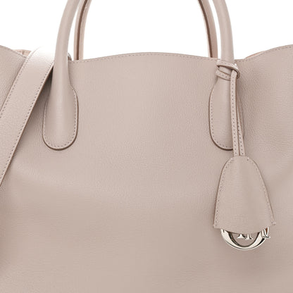Christian Dior Supple Grained Calfskin Large Open Bar Tote Rose Poudre 7 of 10