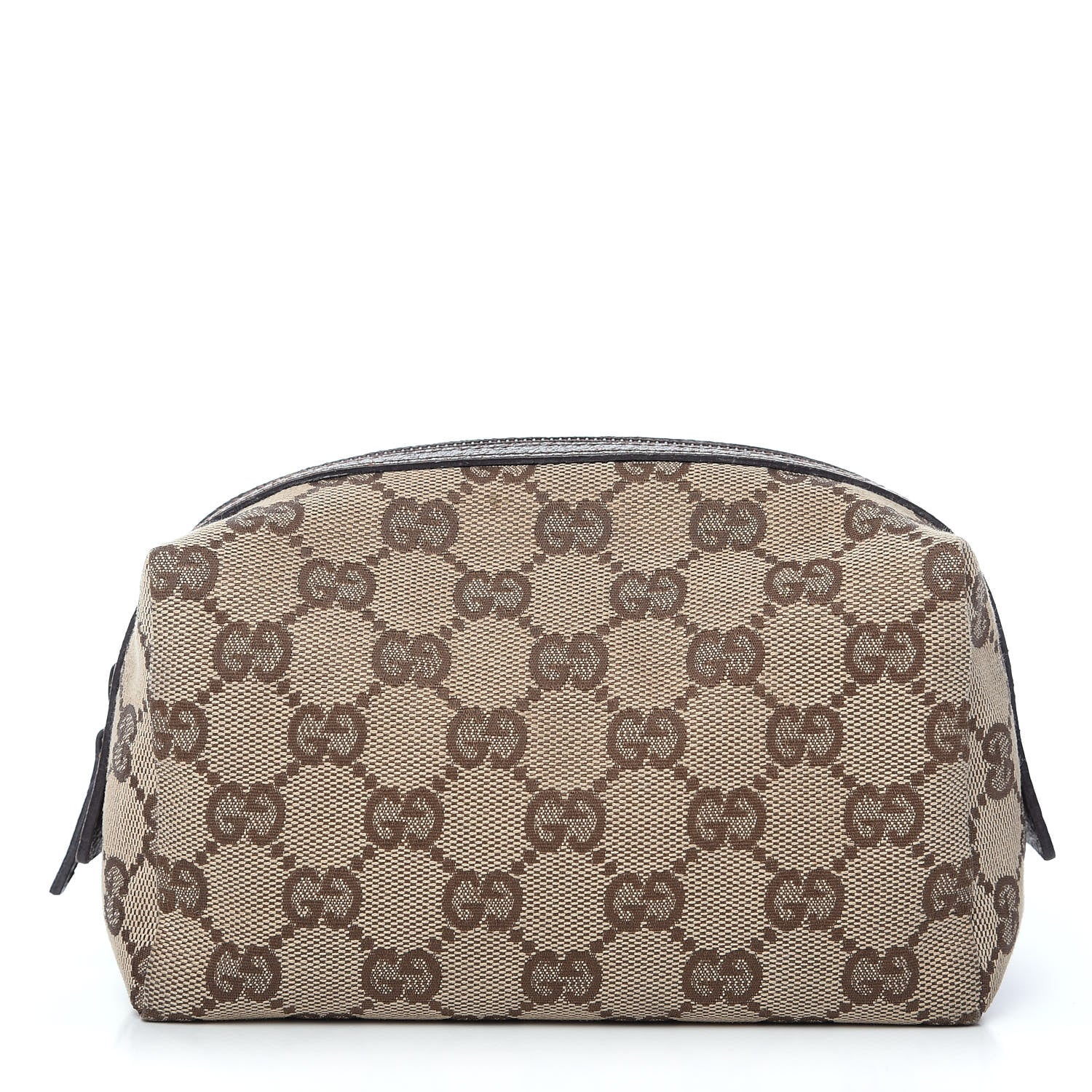 Gucci Monogram Large Cosmetic Case Brown 1 of 9
