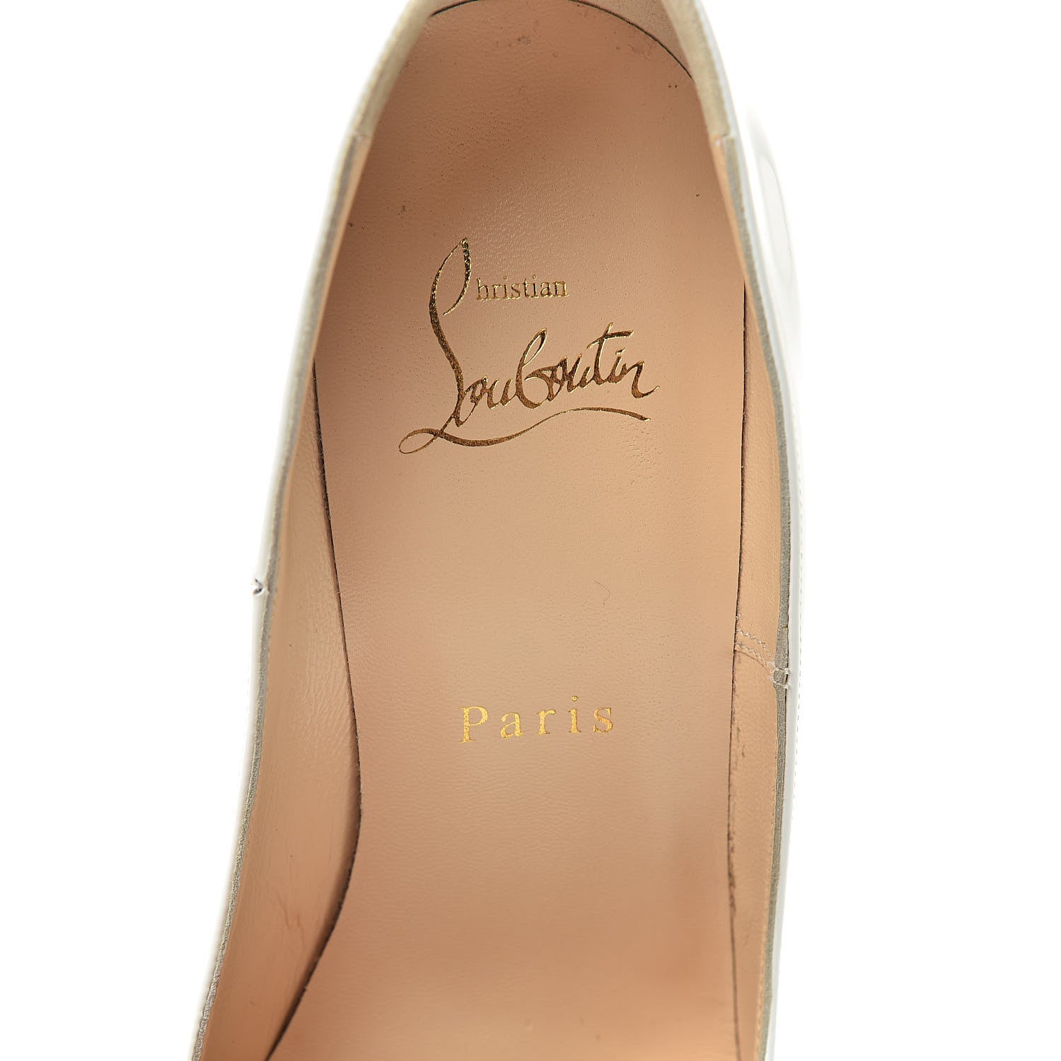 Christian Louboutin Patent So Kate 120 Pumps 37 White 6 of 13