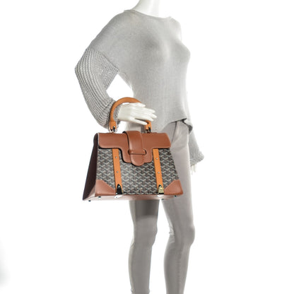 Goyard Goyardine Saigon MM Black Gold 2 of 7