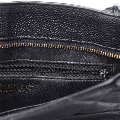 Chanel Caviar Quilted Medallion Tote Black 9 of 20