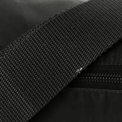 Prada Tessuto Nylon Saffiano Double Buckle Messenger Shoulder Bag Black 13 of 13