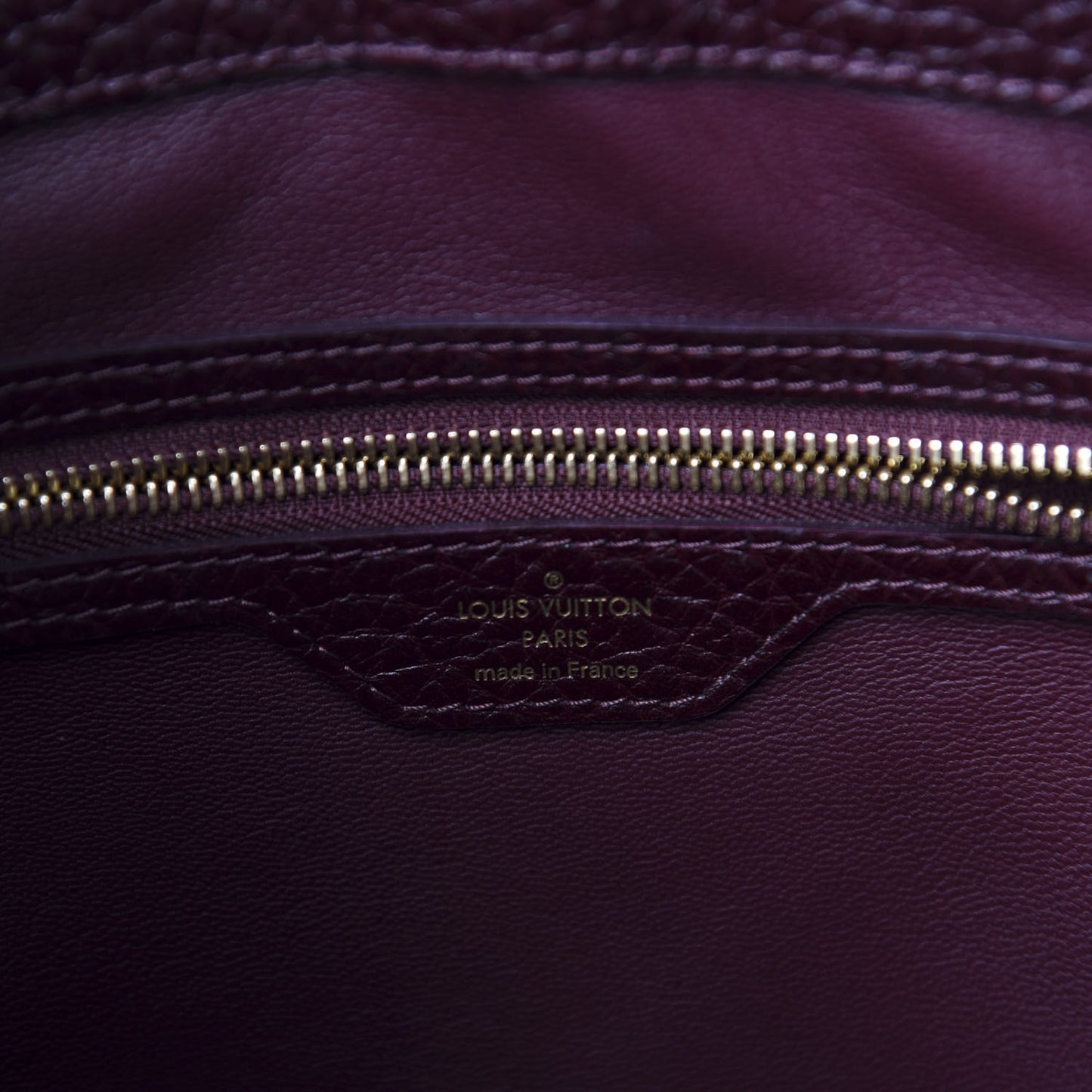 Monogram Ostrich Lizard Majestueux PM Bordeaux