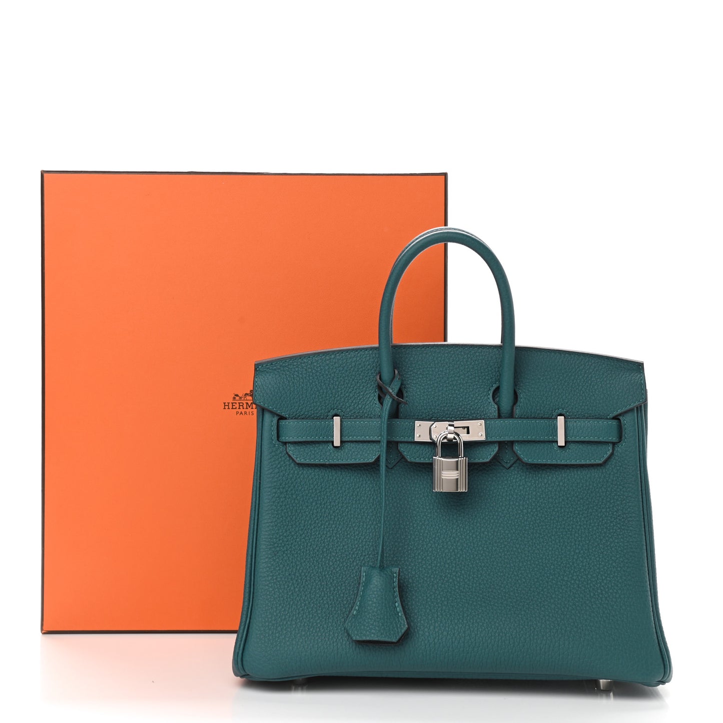 Togo Verso Birkin 25 Vert Bosphore Bleu Ocean