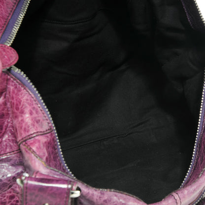 Balenciaga Agneau Giant 21 Silver Hardware Work Raisin 7 of 12