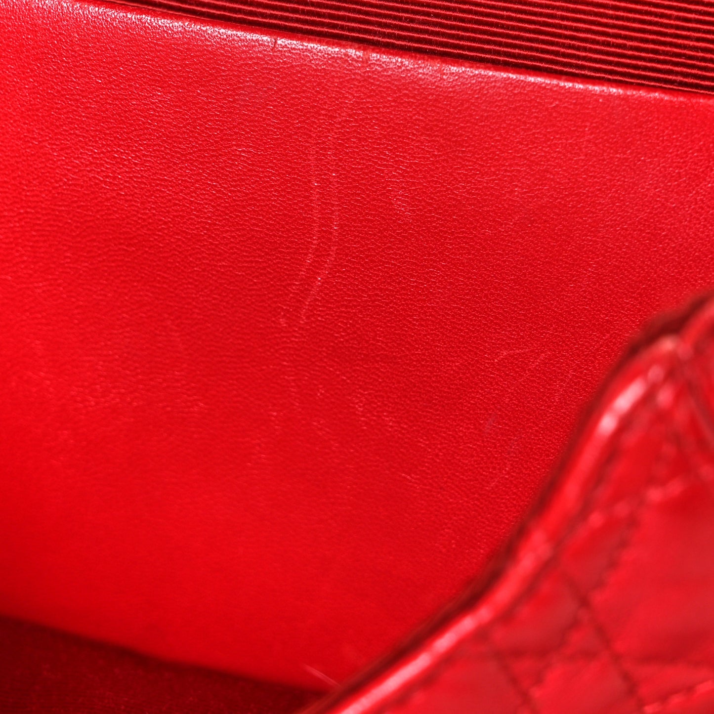 Lambskin Cannage Small Stardust Backpack Red