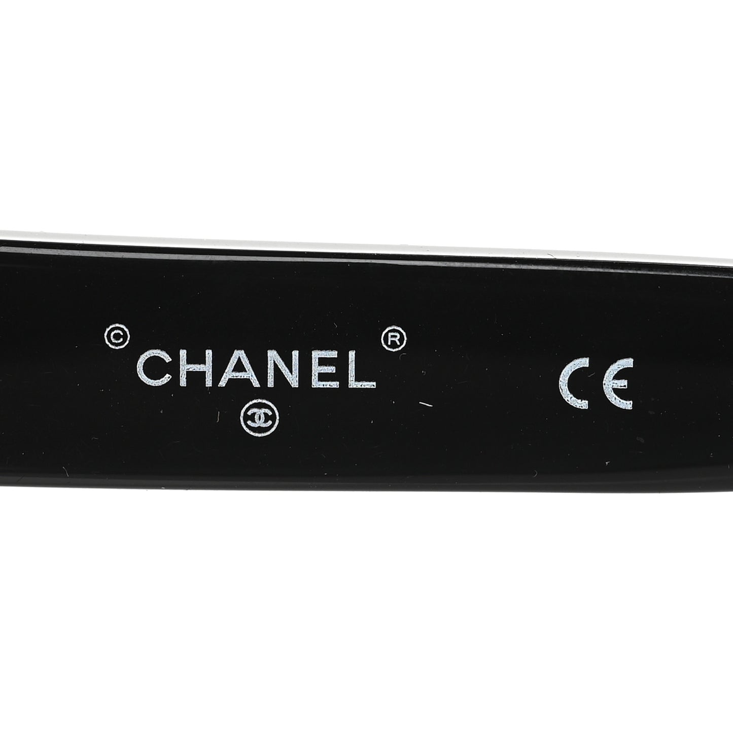 Crystal CC Shield Sunglasses 71432A Black Silver