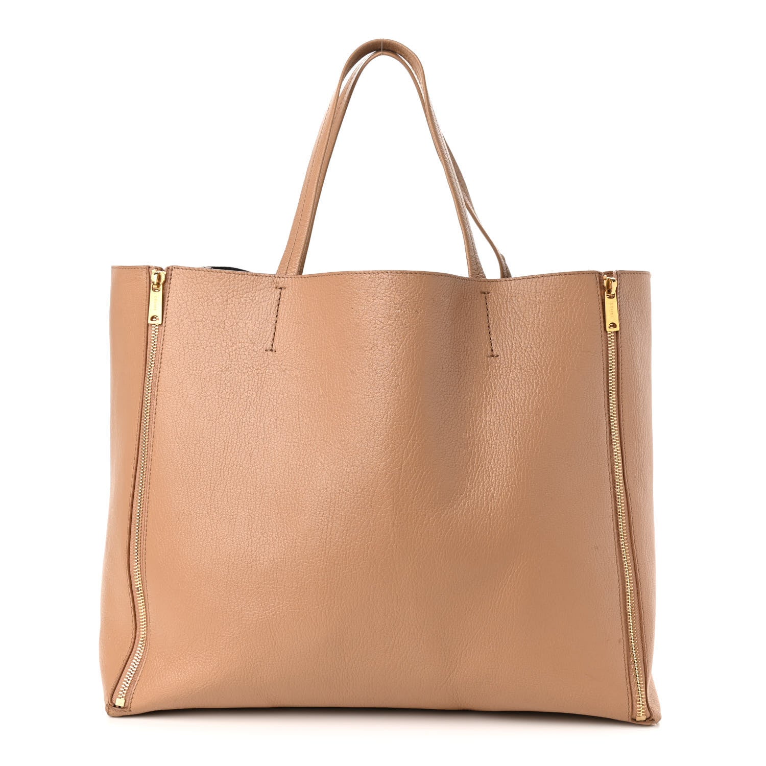 Celine Horizontal Zipper Gusset Cabas Beige 1 of 16
