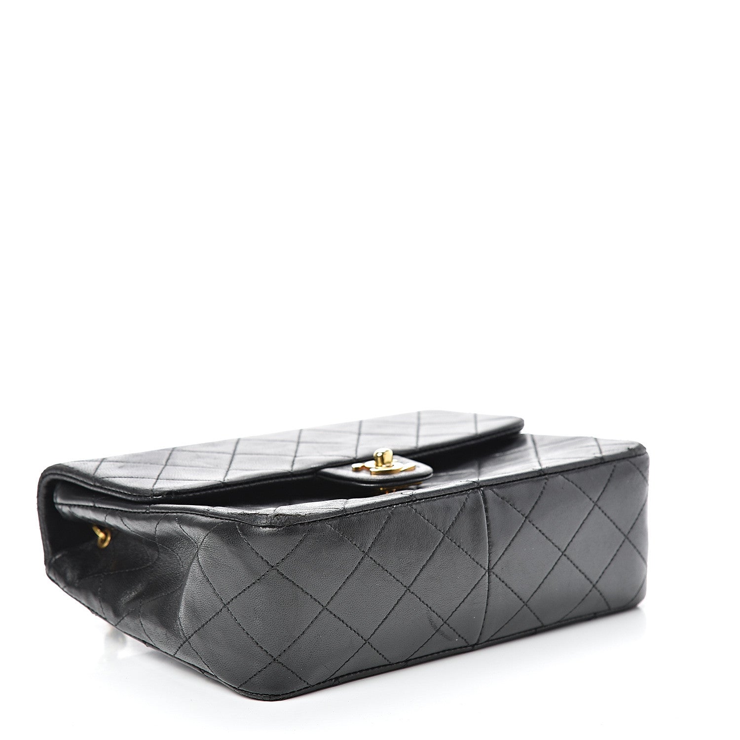 Chanel Lambskin Quilted Mini Square Flap Black 3 of 19