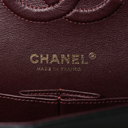 Chanel Lambskin Quilted Medium Double Flap Black 6 of 7