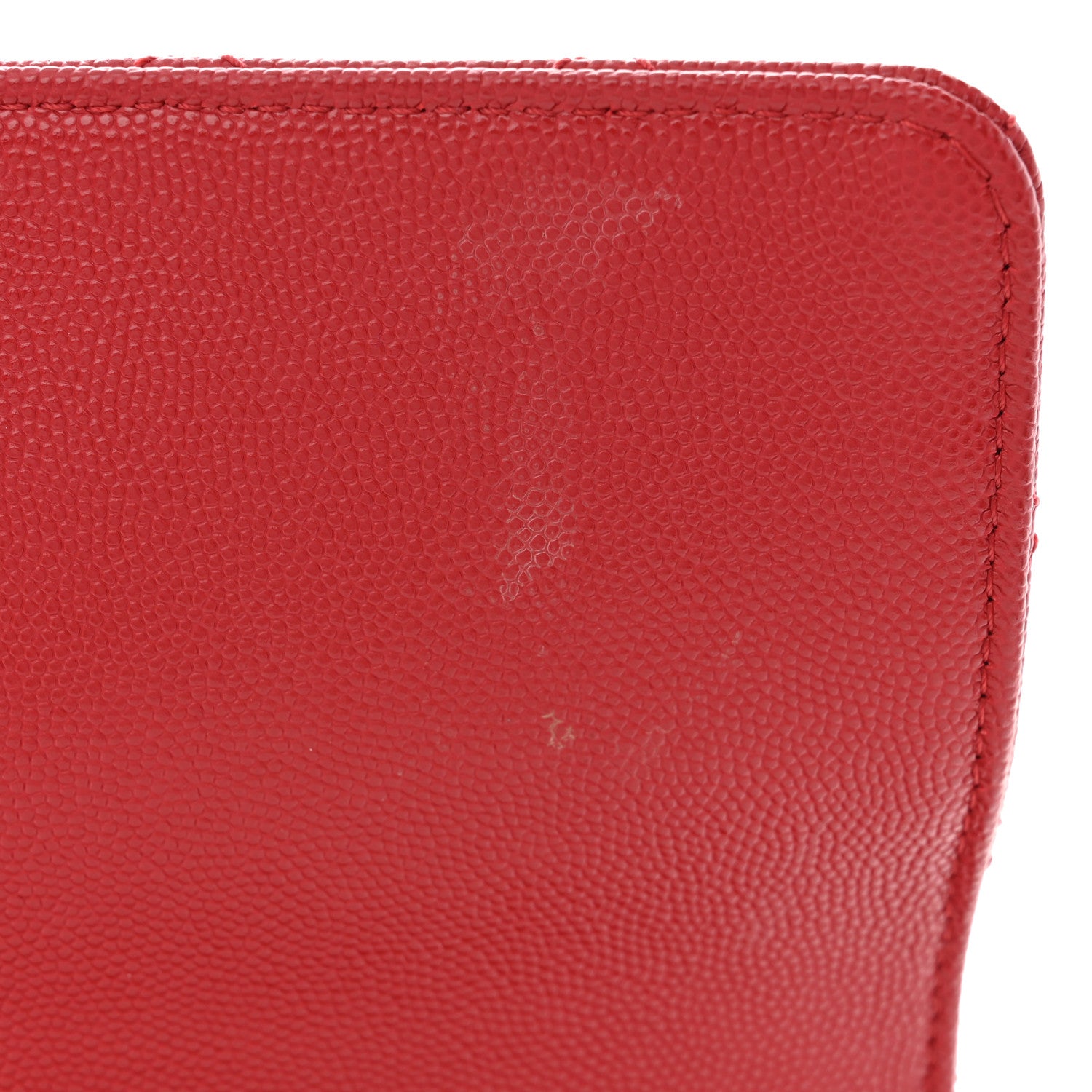 Chanel Caviar Quilted Mini Coco Handle Flap Red 12 of 13