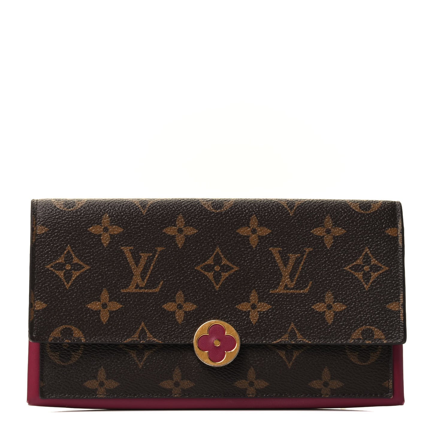 Monogram Flore Wallet Fuchsia